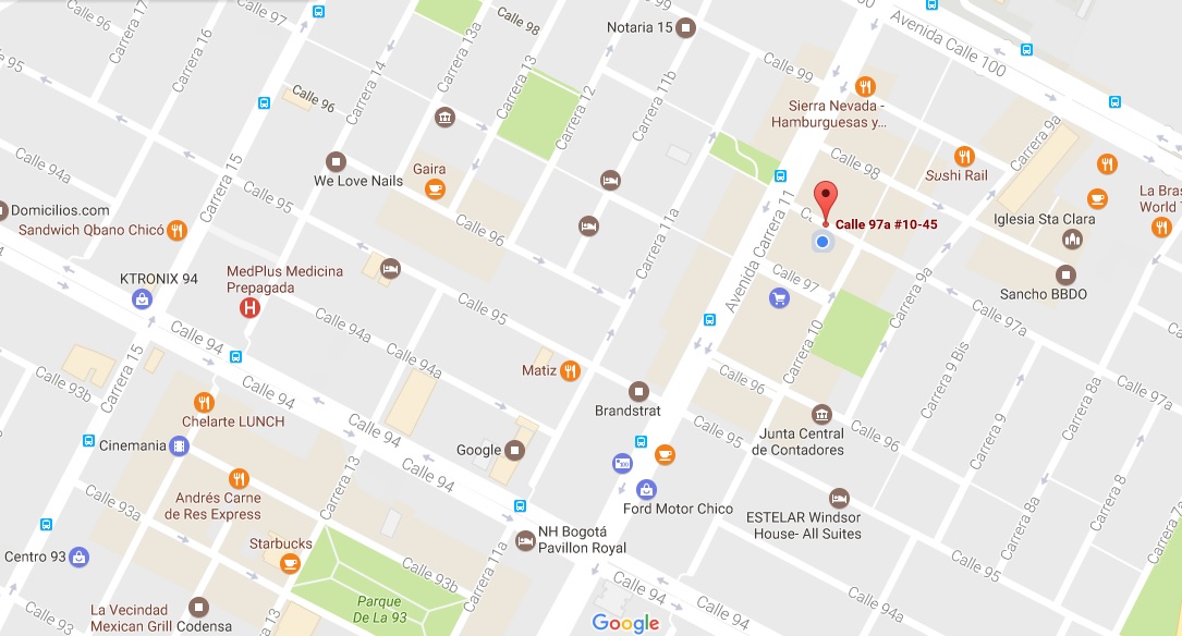 Mapa Ubicación Hotel Suites Real 97